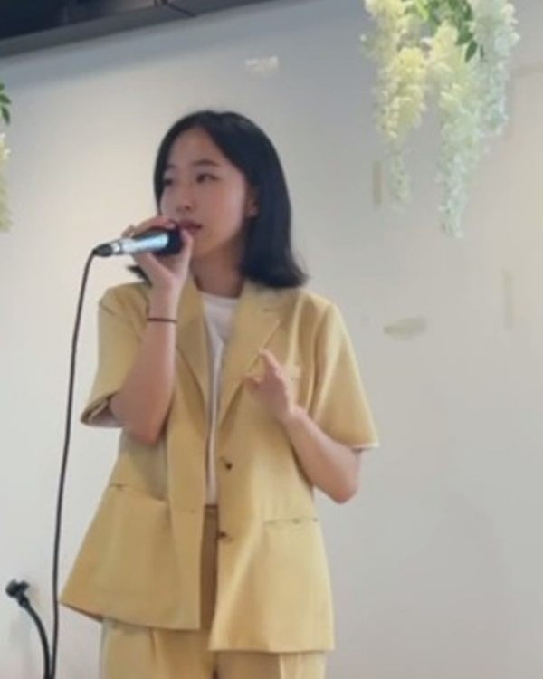 강연 중인 김누림 대표